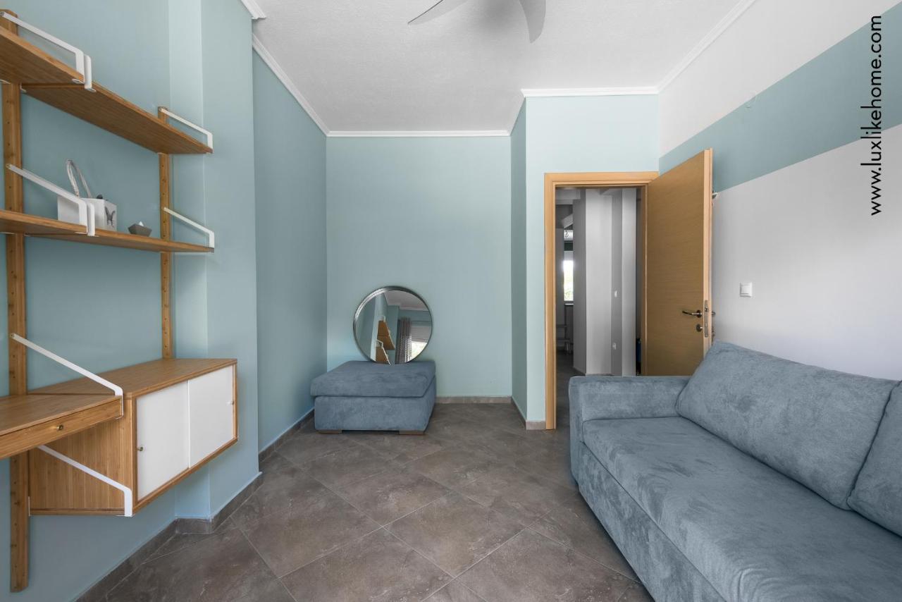 #Luxlikehome - Mediterranee Beachfront Summer House Kalyves Polygyrou Zewnętrze zdjęcie