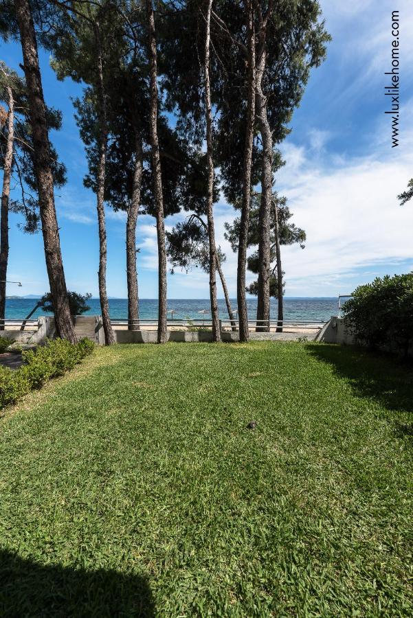 #Luxlikehome - Mediterranee Beachfront Summer House Kalyves Polygyrou Zewnętrze zdjęcie
